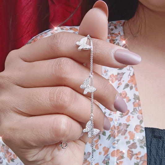 Flutter Charm Butterfly Bracelet