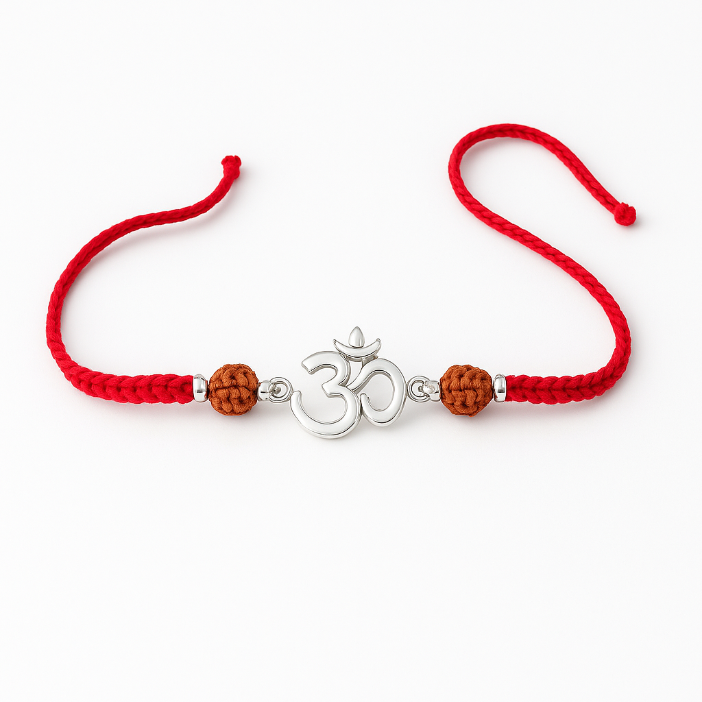 Divine Om Rudraksha Rakhi