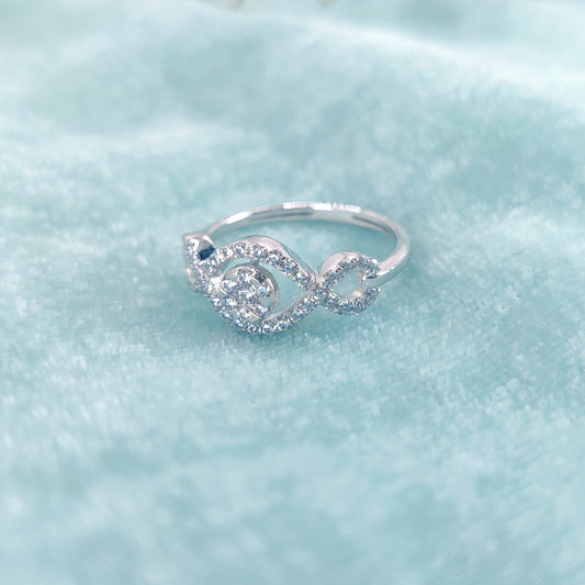 Twisted Halo Spark Ring