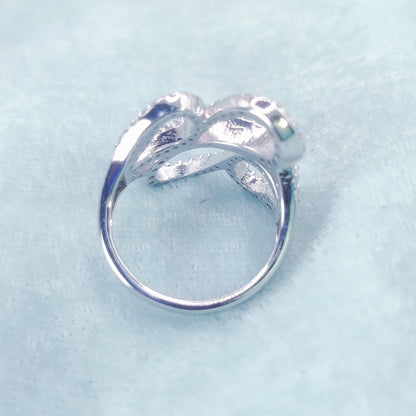 Velvet Twirl Sparkle Ring