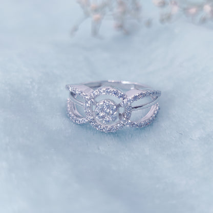 Celestia Link Silver Ring