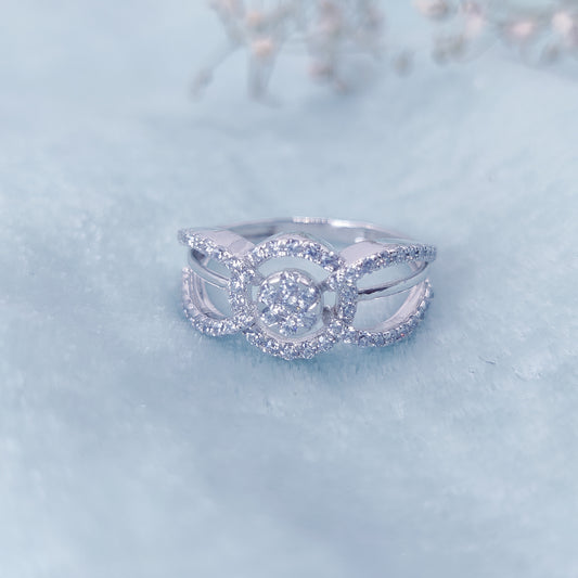 Celestia Link Silver Ring