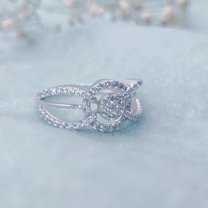 Celestia Link Silver Ring