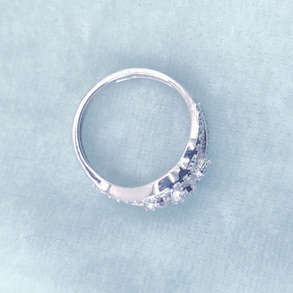 Crown Row Sparkle Ring