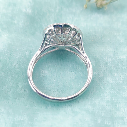 Crystal Dome Cluster Ring