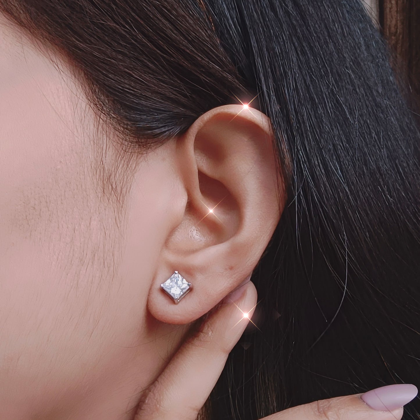 Regal Grace Stud Earrings