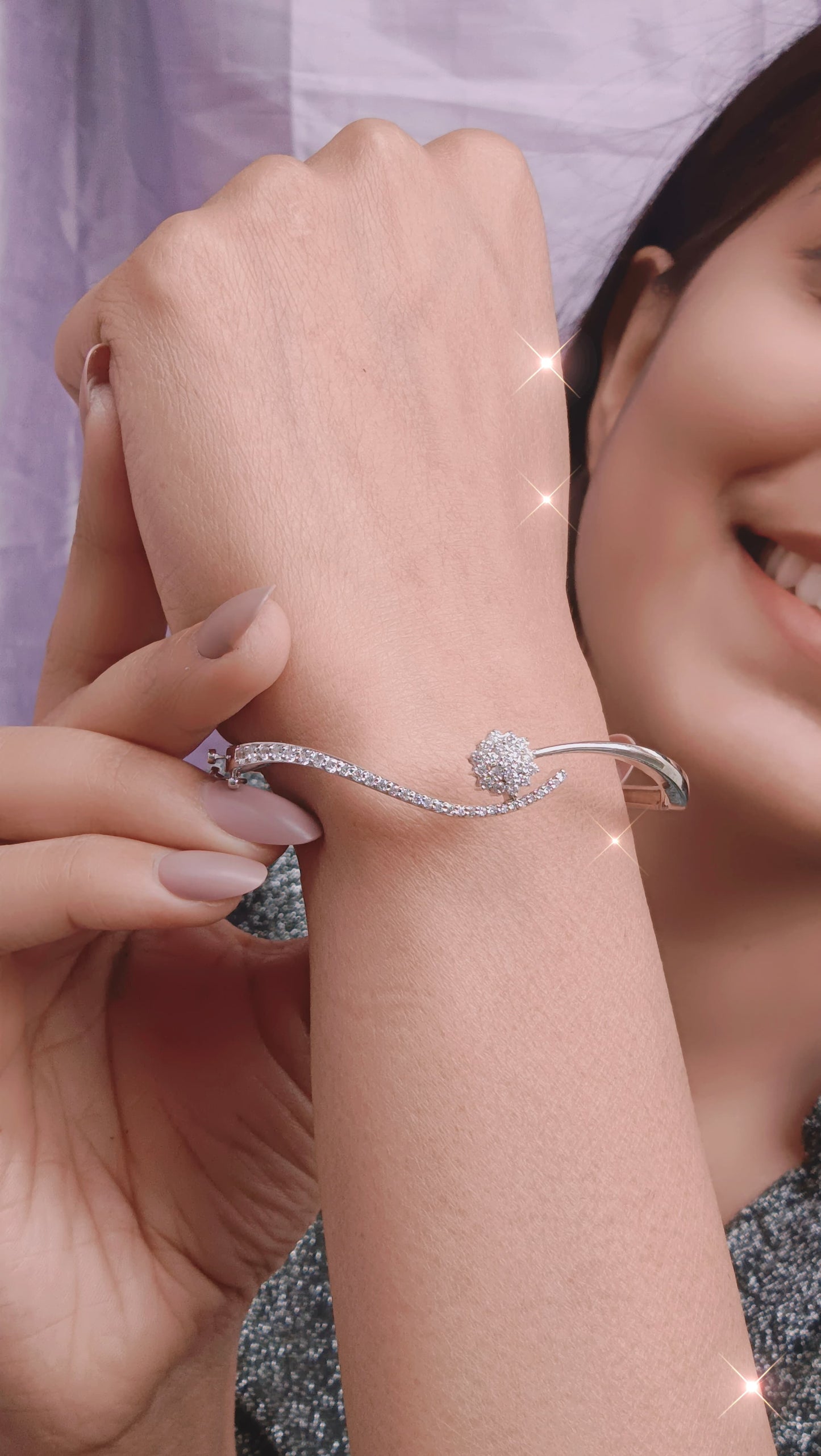 Twinkling Blossom Italian Bracelet