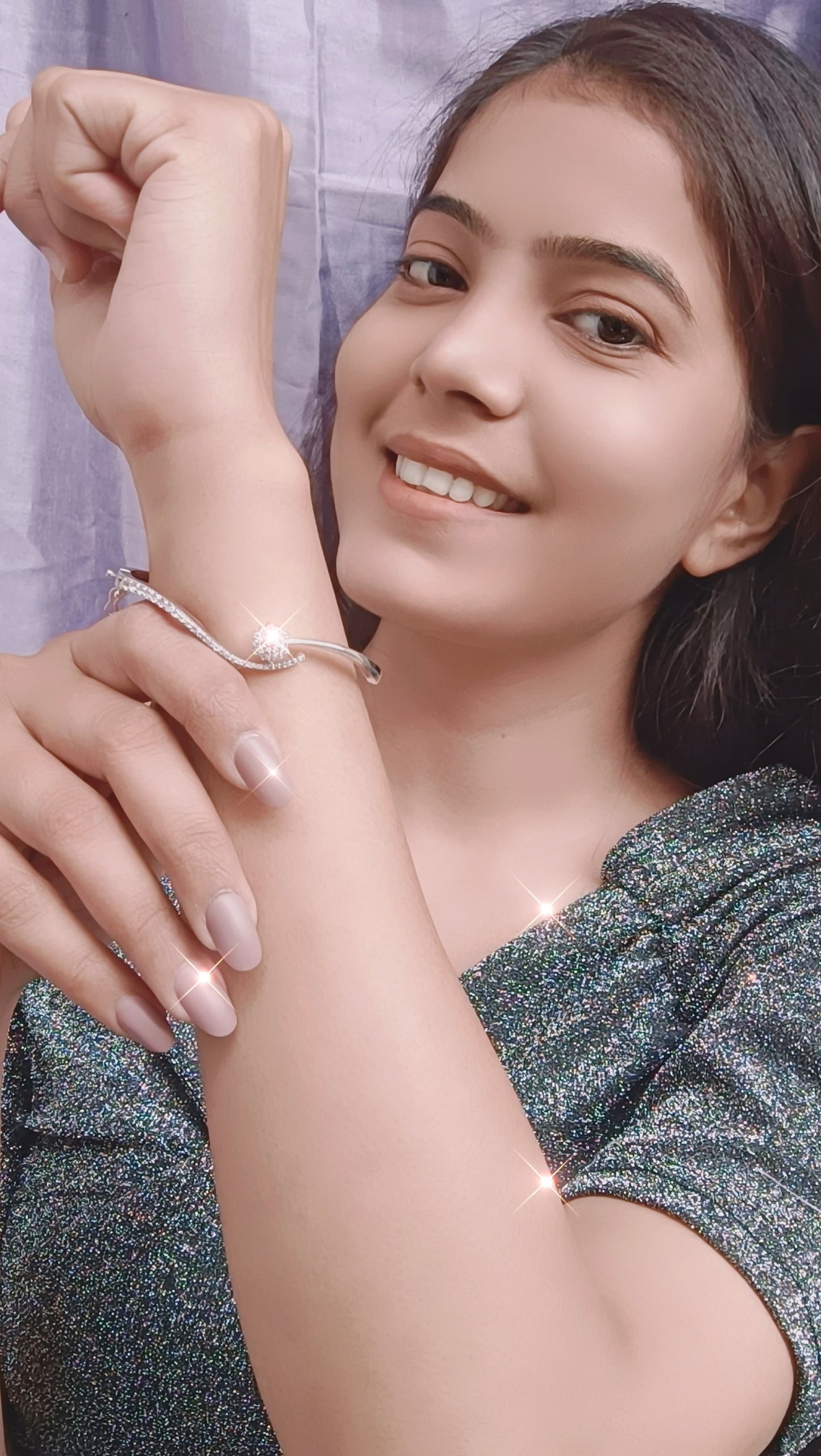 Twinkling Blossom Italian Bracelet