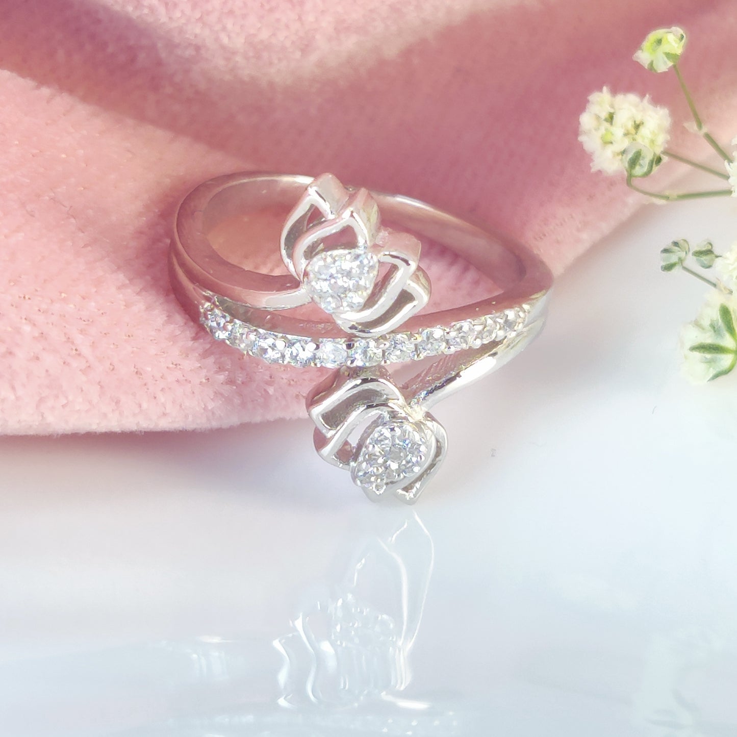 Lotus Whisper Ring
