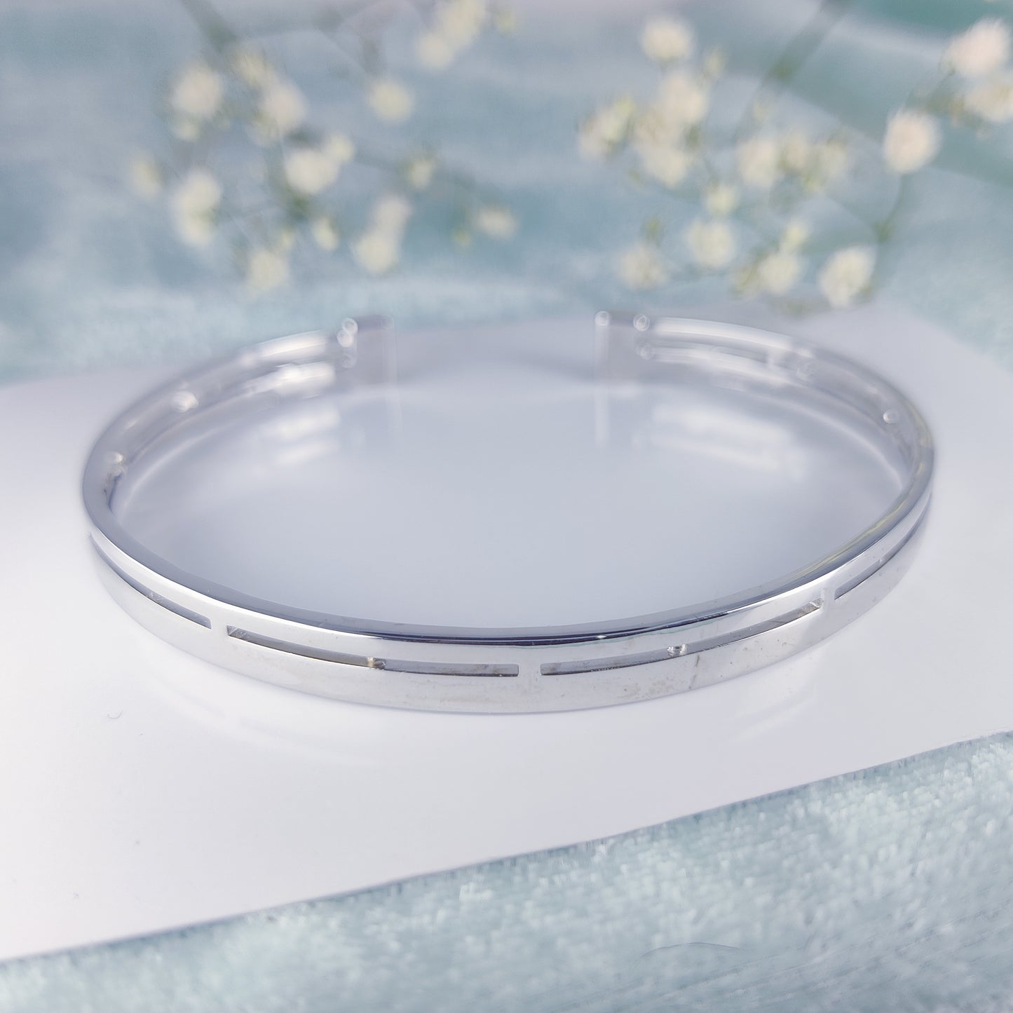 Lunar Grace Kada Bracelet