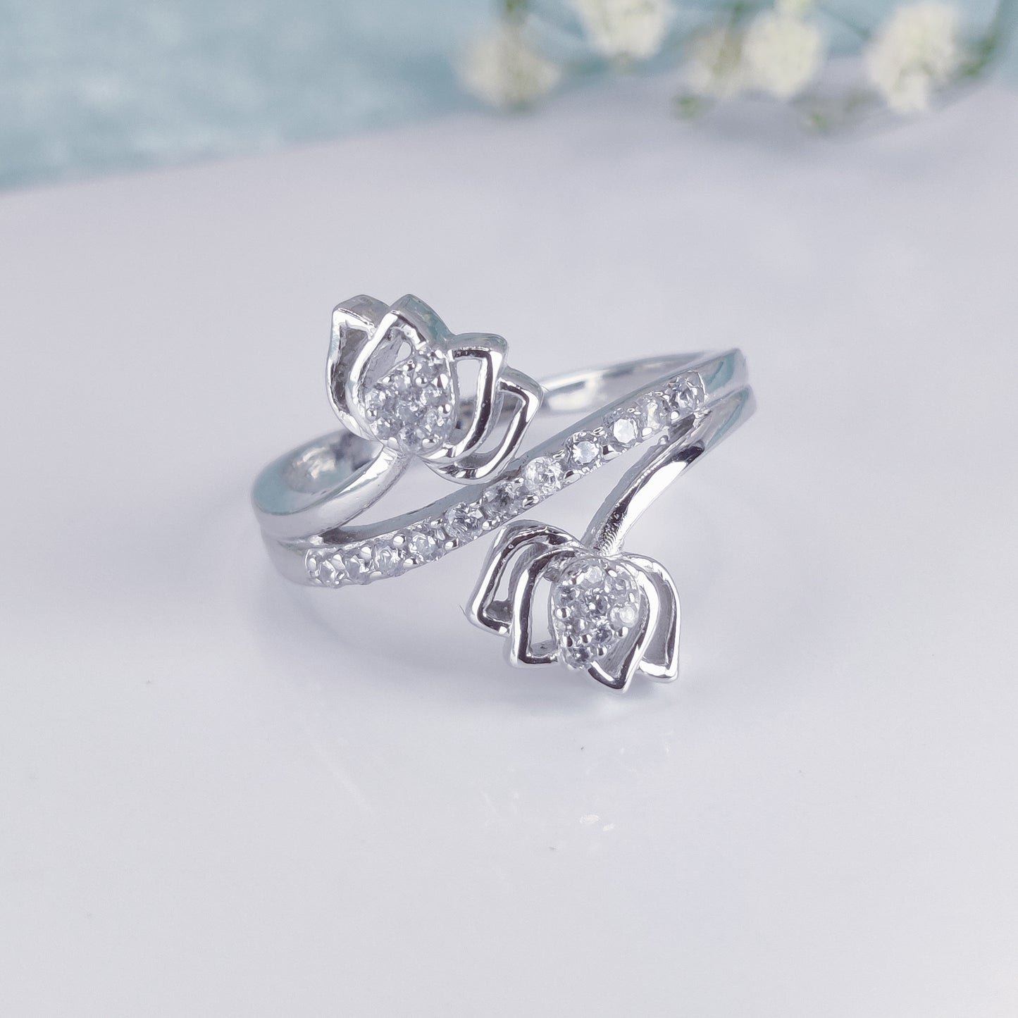 Lotus Whisper Ring
