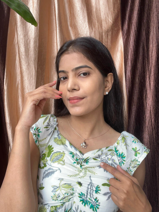 Cuddle Bear Silver Pendant