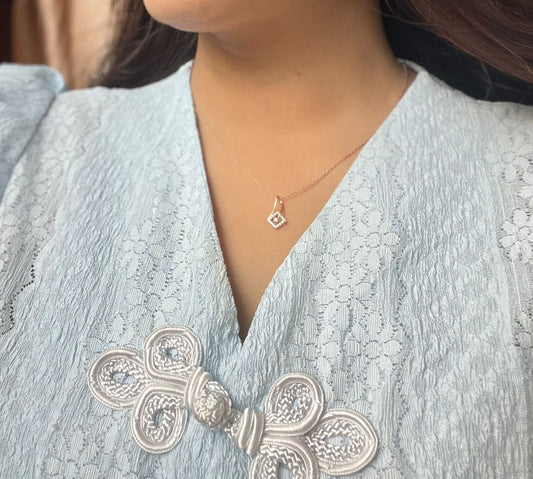 Radiant Harmony Silver Pendant