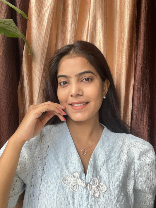 Fluttering Butterfly Silver Pendant