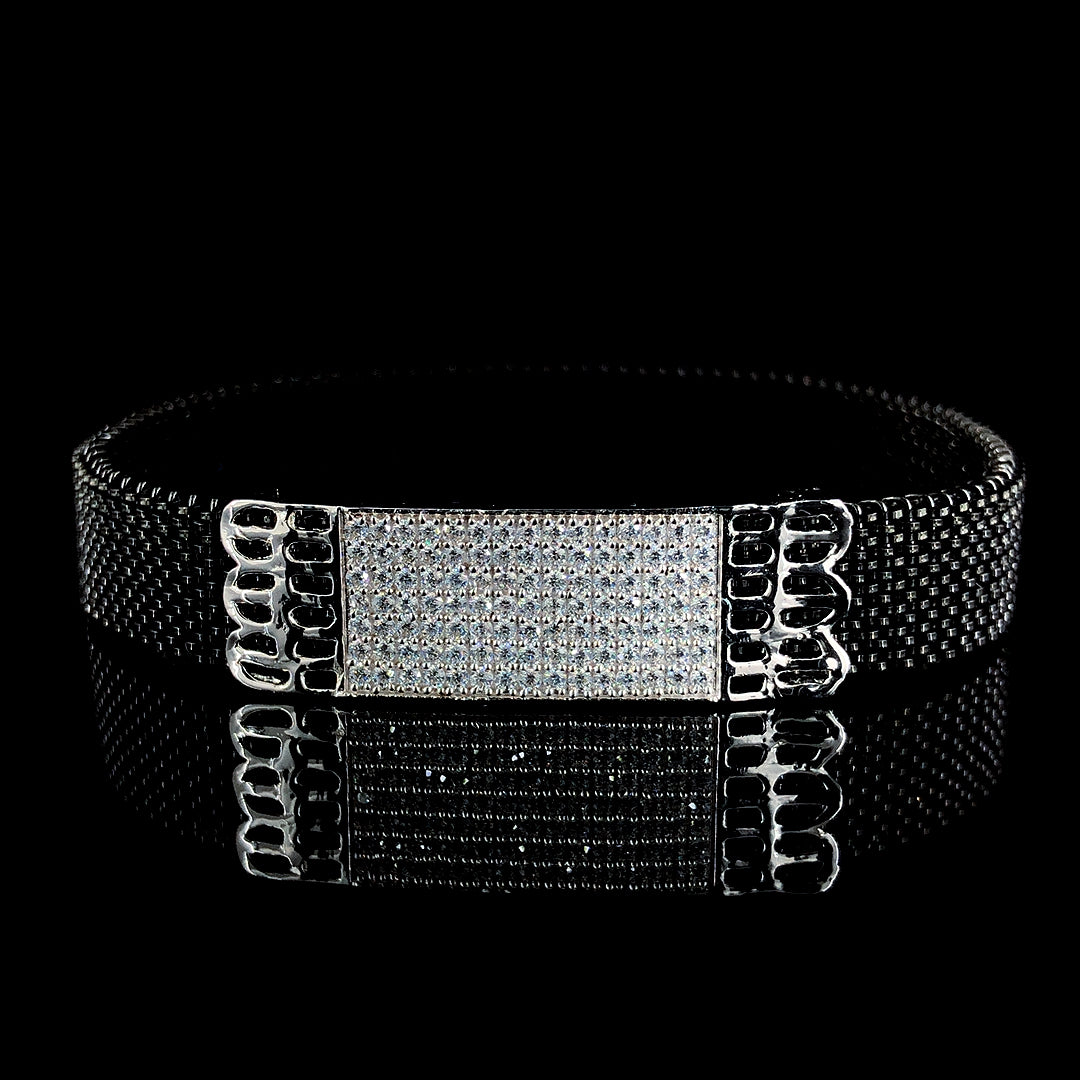 Diamond Lattice Adjustable Bracelet