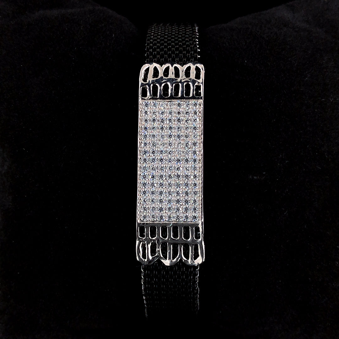 Diamond Lattice Adjustable Bracelet