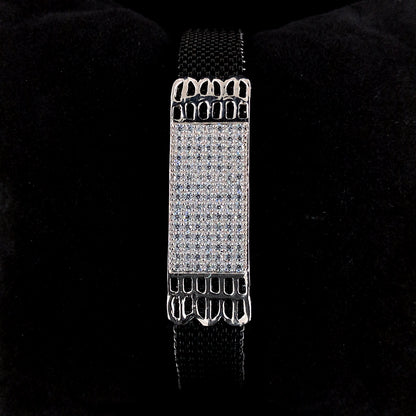 Diamond Lattice Adjustable Bracelet