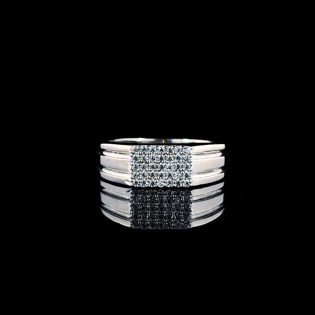 Bold Valor Silver Ring for Men