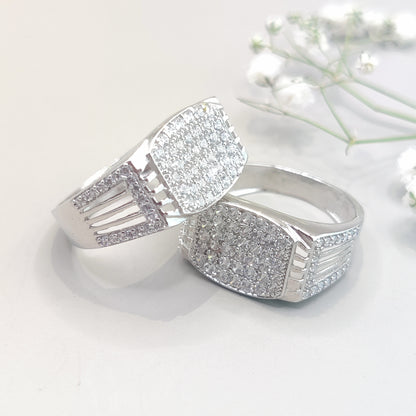 Timeless Chic Rounded Silver Ring