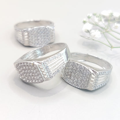 Timeless Chic Rounded Silver Ring