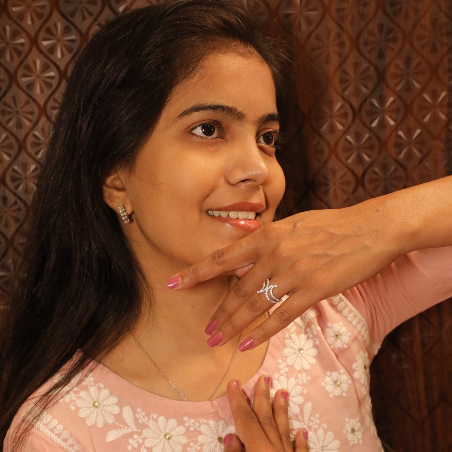 Solitaire Serenity Fusion Silver Ring