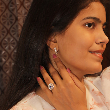 Pink Paradise Blooming Flower Ring