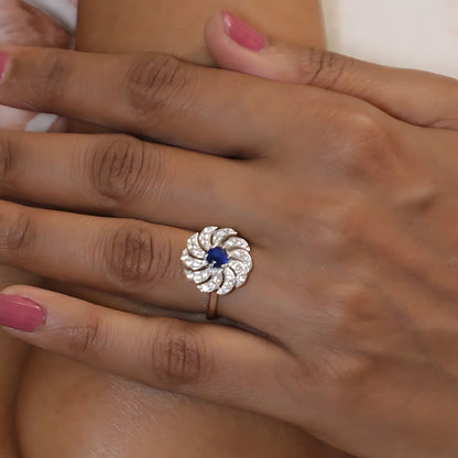 Pink Paradise Blooming Flower Ring