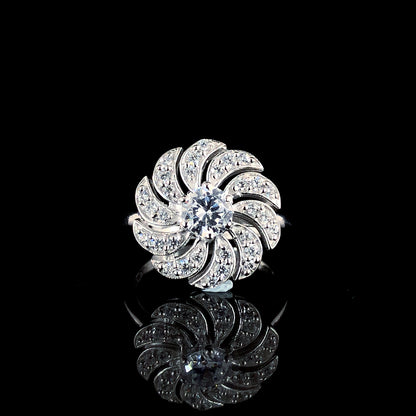 Pink Paradise Blooming Flower Ring