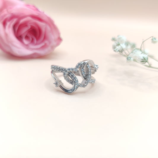 Elegant Endless Love Silver Ring