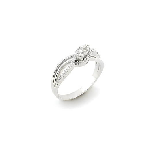 Radiant Lumina Stylish Knot Silver Ring for Women - Elegant Knot Design in Sterling Silver