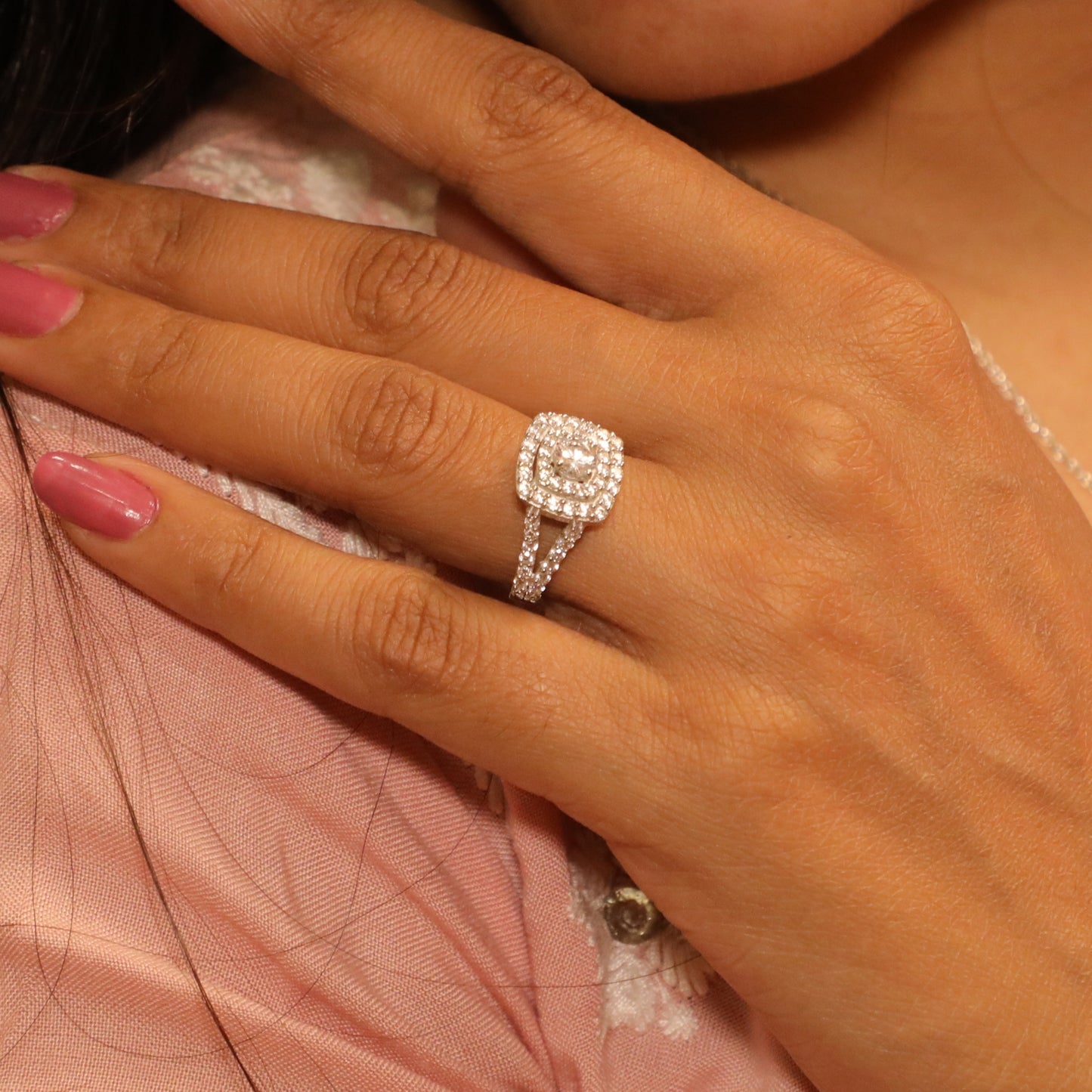 Stellar Radiance Luxe Silver Ring