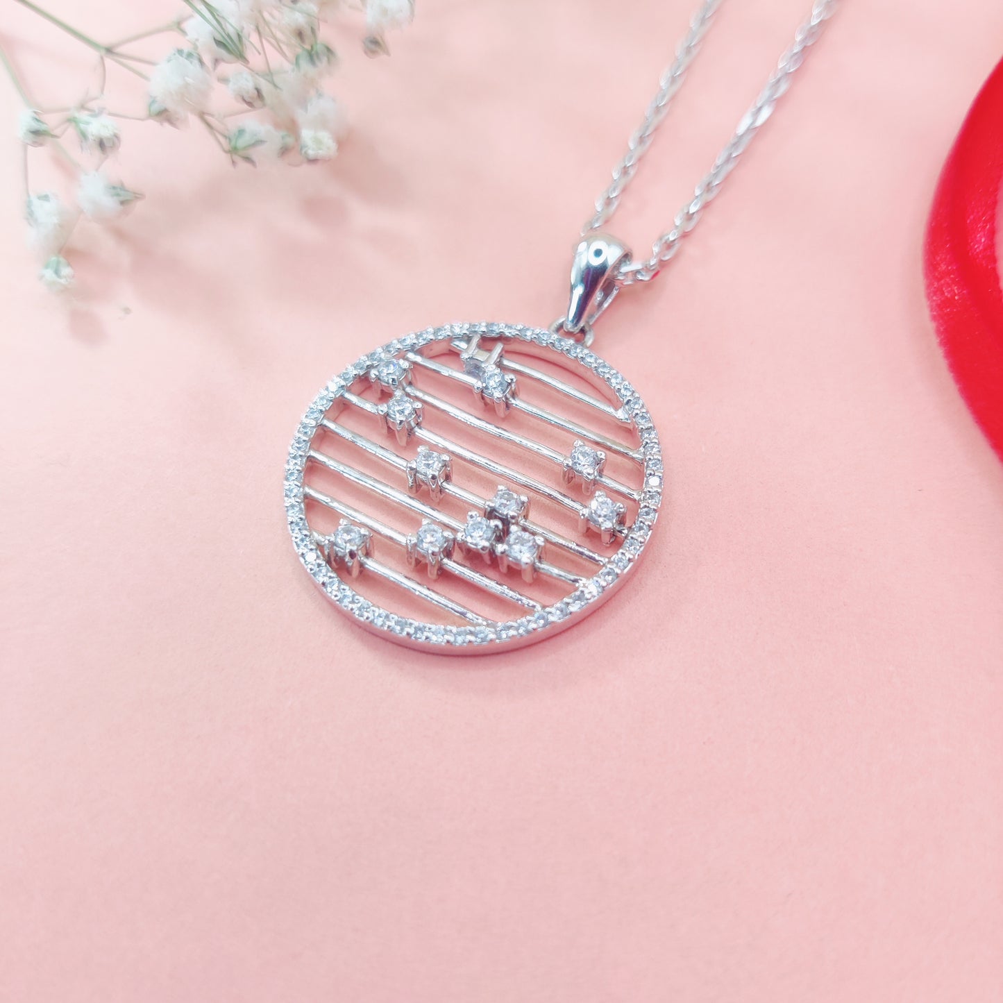 Celestial Harmony Silver Pendant