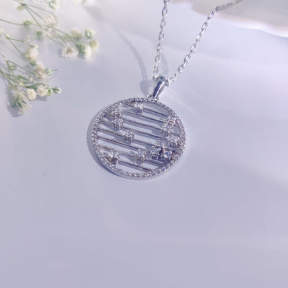 Celestial Harmony Silver Pendant