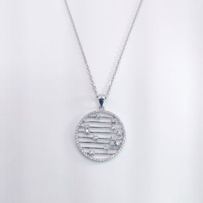 Celestial Harmony Silver Pendant