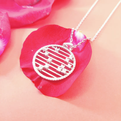 Celestial Harmony Silver Pendant