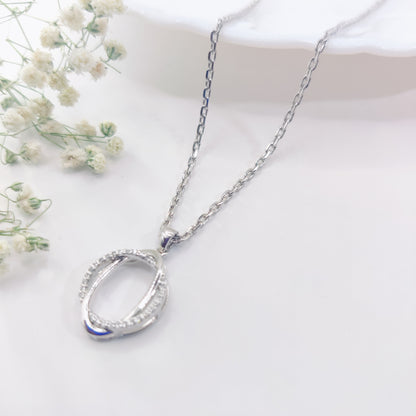 Eternal Embrace Silver Pendant