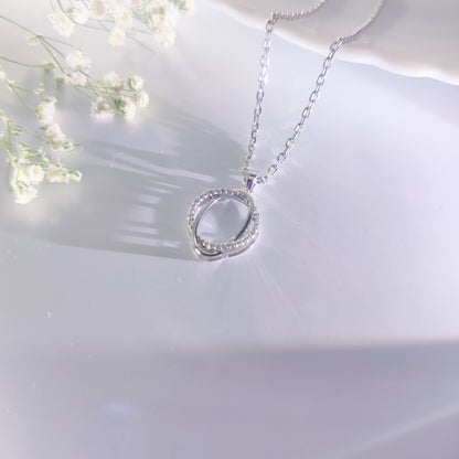 Eternal Embrace Silver Pendant