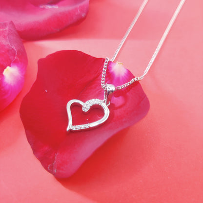 Whispering Heart Silver Pendant