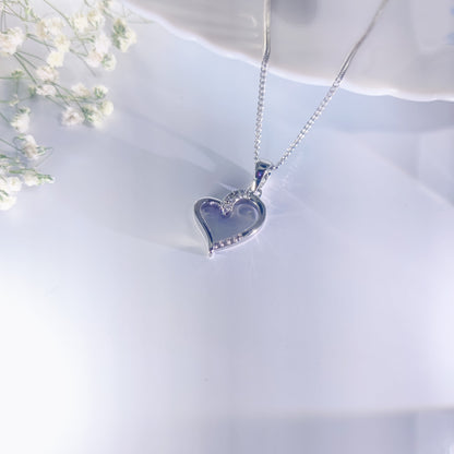 Whispering Heart Silver Pendant