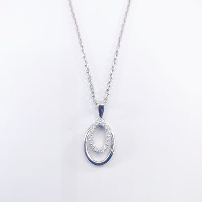 Infinity Glow Silver Pendant