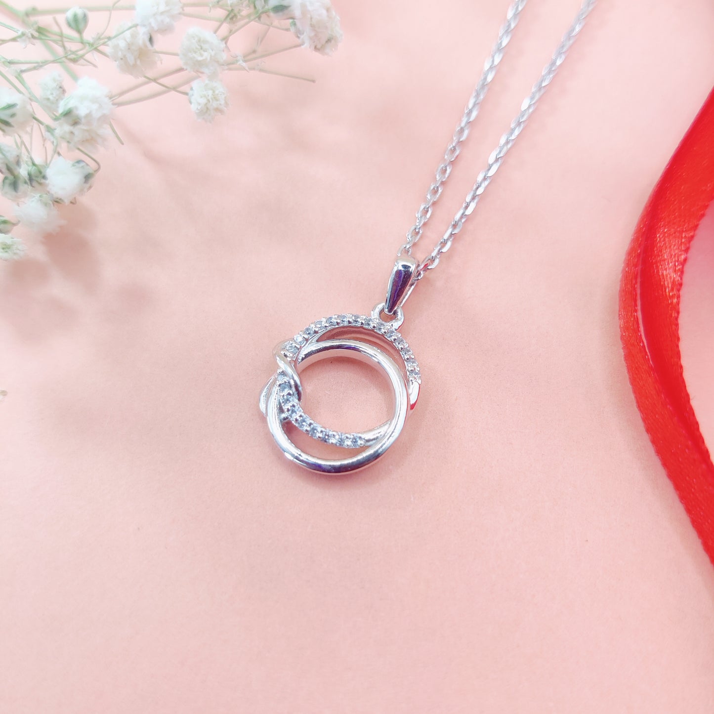Eternal Bond Silver Pendant