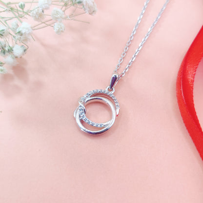 Eternal Bond Silver Pendant