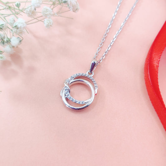 Eternal Bond Silver Pendant
