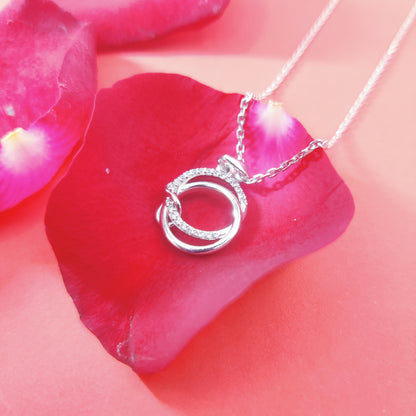 Eternal Bond Silver Pendant