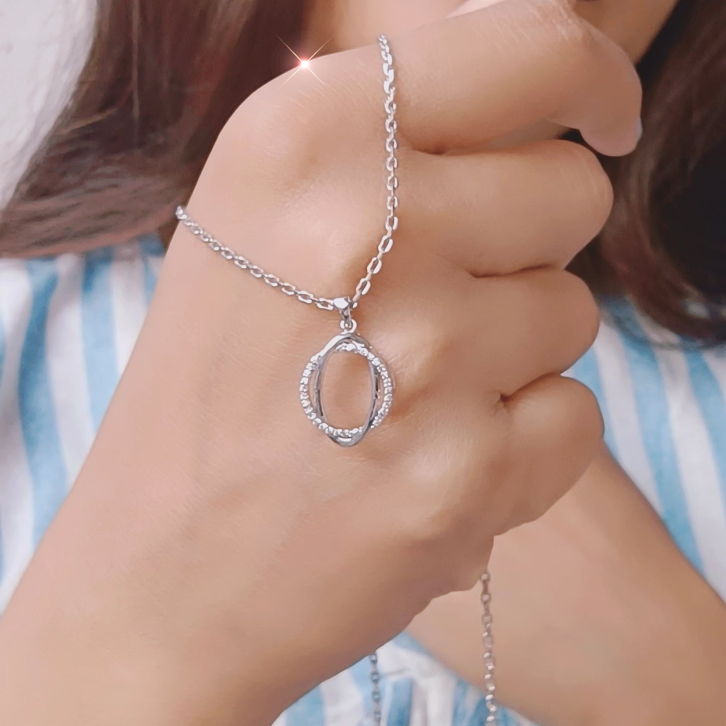 Eternal Bond Silver Pendant