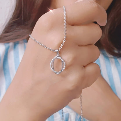 Eternal Bond Silver Pendant