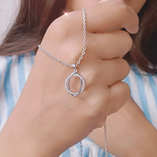 Eternal Bond Silver Pendant