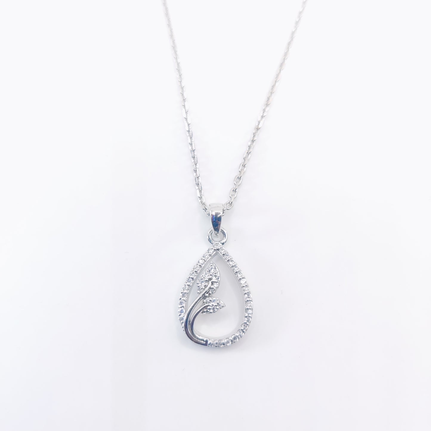 Eternal Dewdrop Silver Pendant