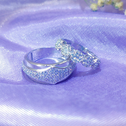 Forever Embrace Couple Rings