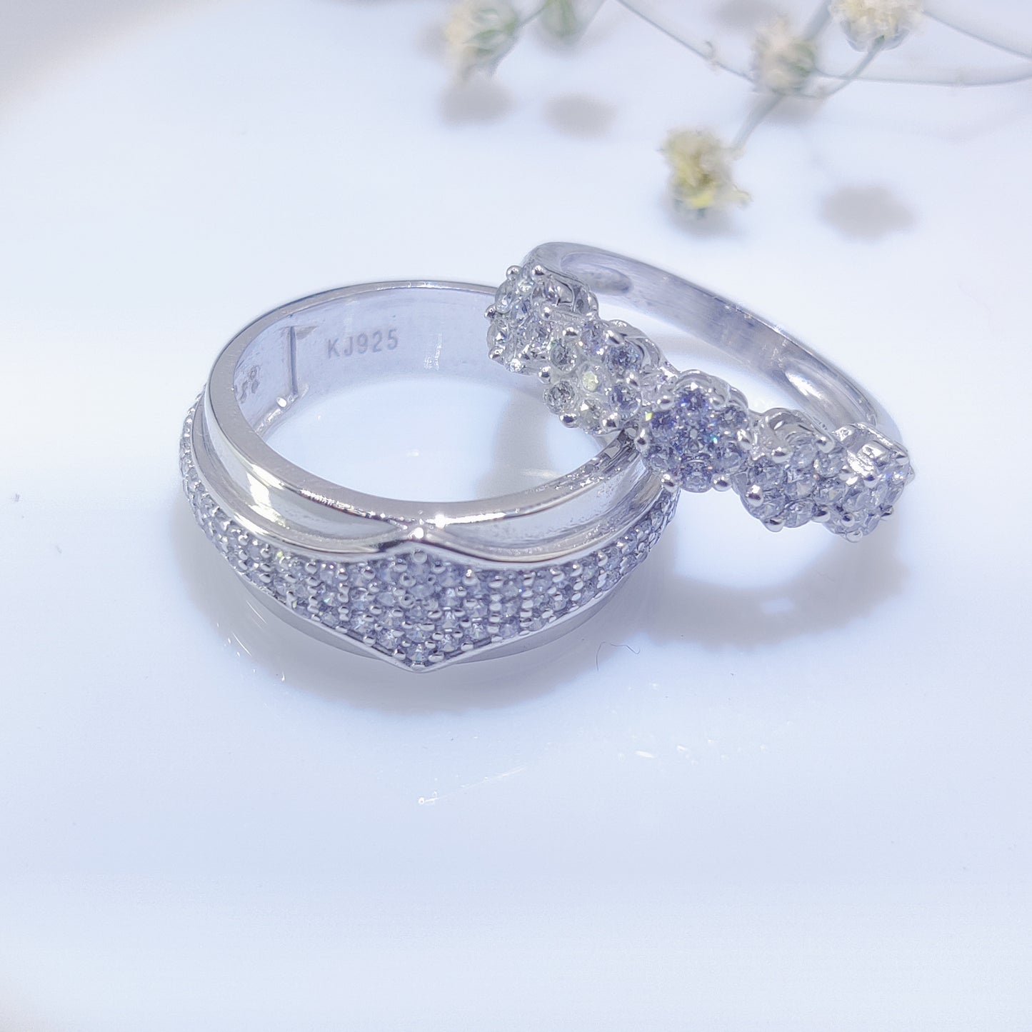 Forever Embrace Couple Rings